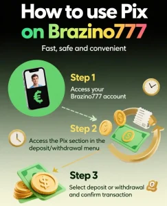 Brazino777 Pix para saques imediatos